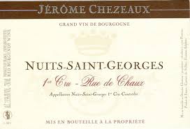 2017 Jerome Chezeaux Nuits St Georges 1er Rue de Chaux